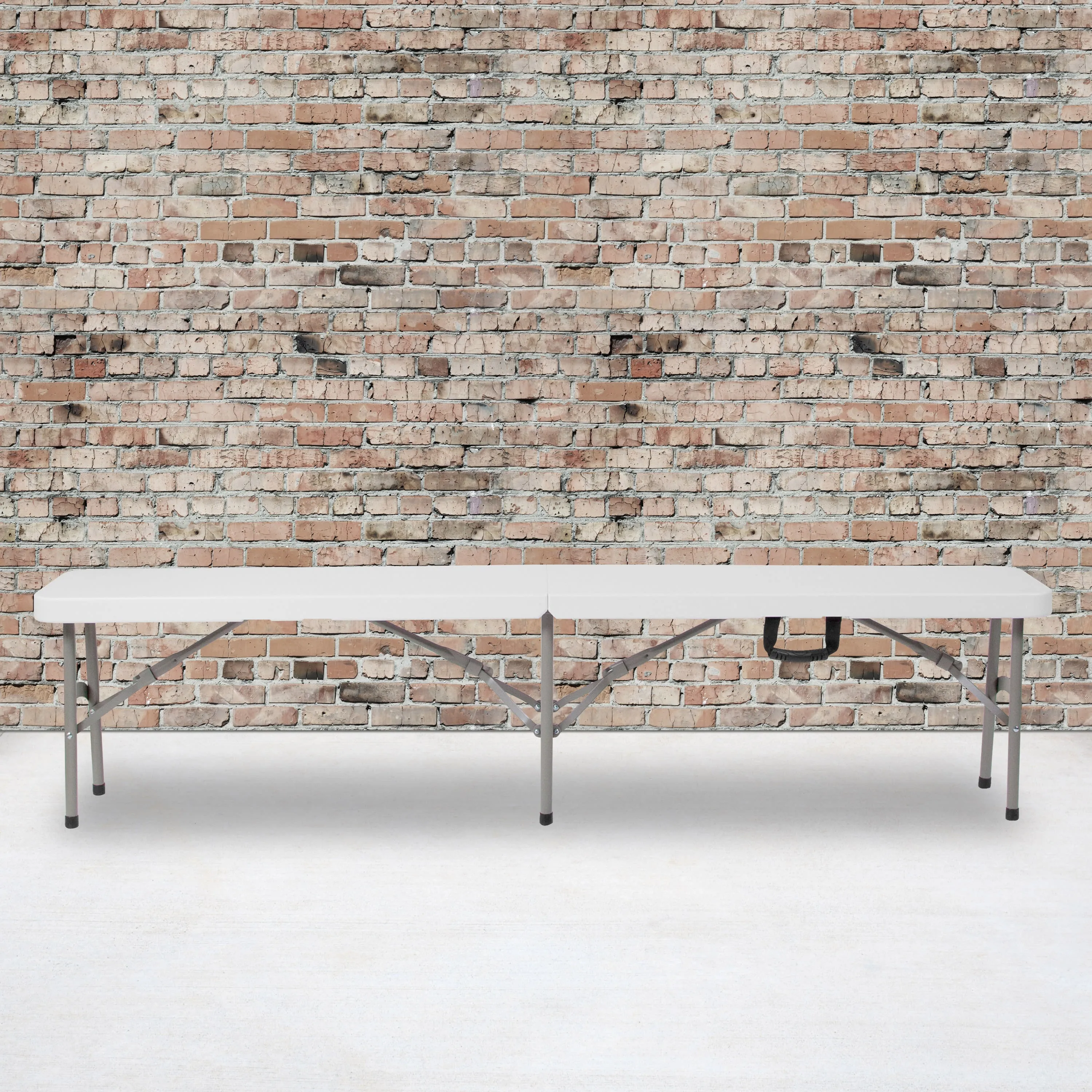 11''W x 72"L Bi-Fold Folding Bench with Carrying Handle