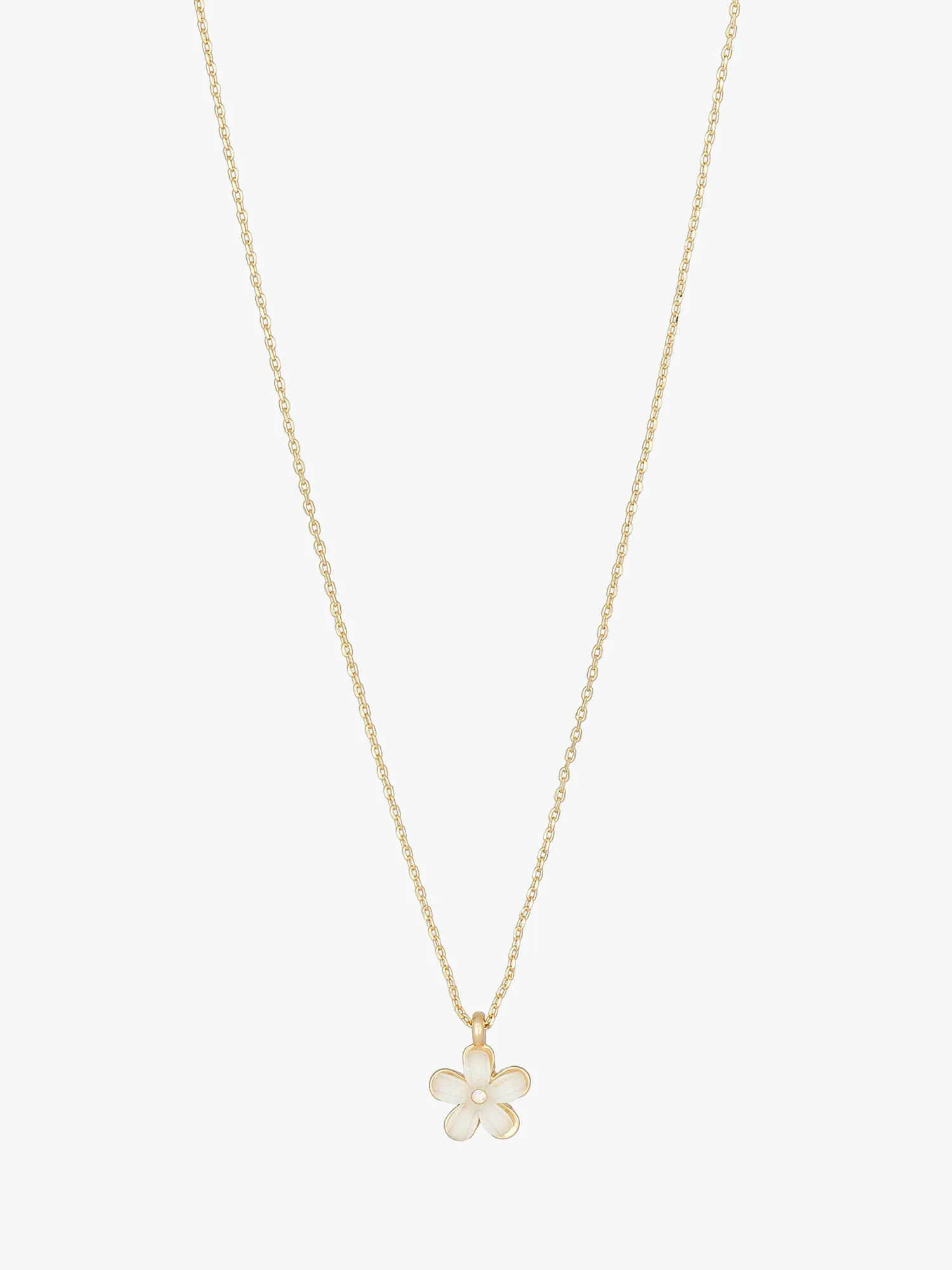 18k Gold Dipped Flower Necklace