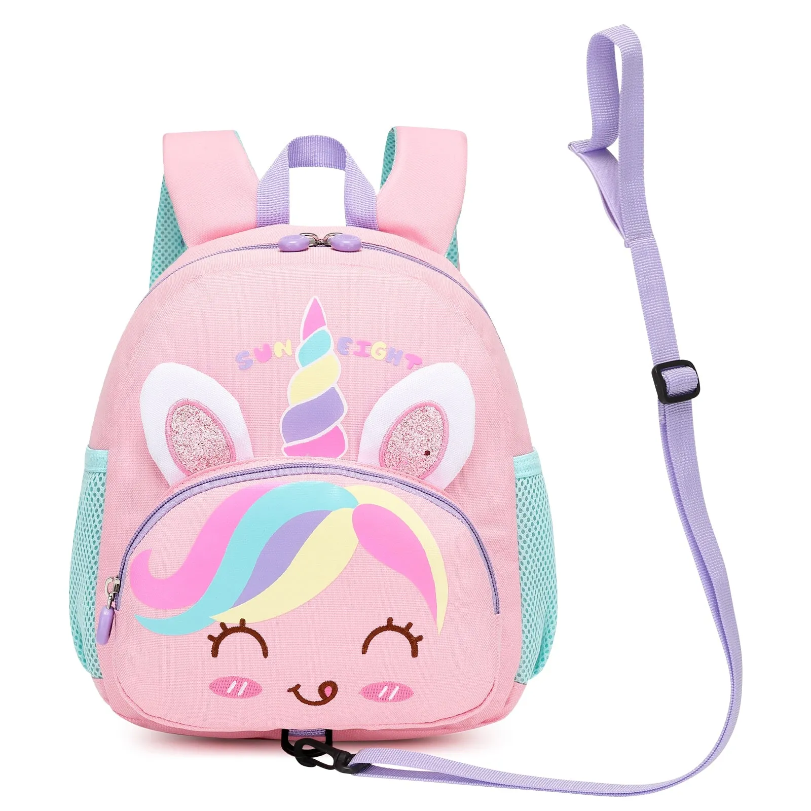 3D Cartoon Deisgn Kids School Backpacks with Traction Line