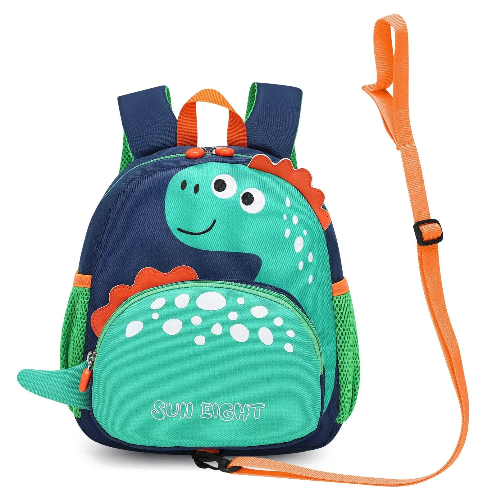 3D Cartoon Deisgn Kids School Backpacks with Traction Line