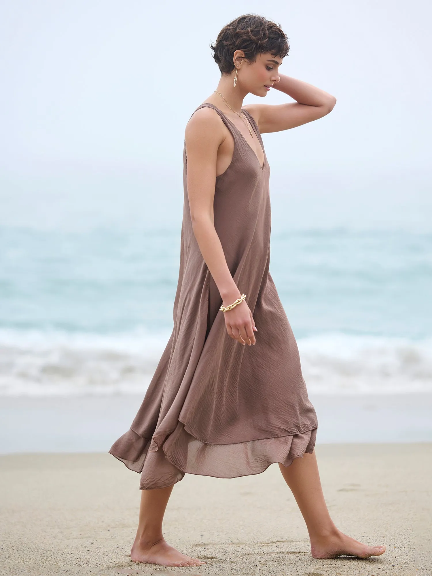 Andi Cotton Silk Dress