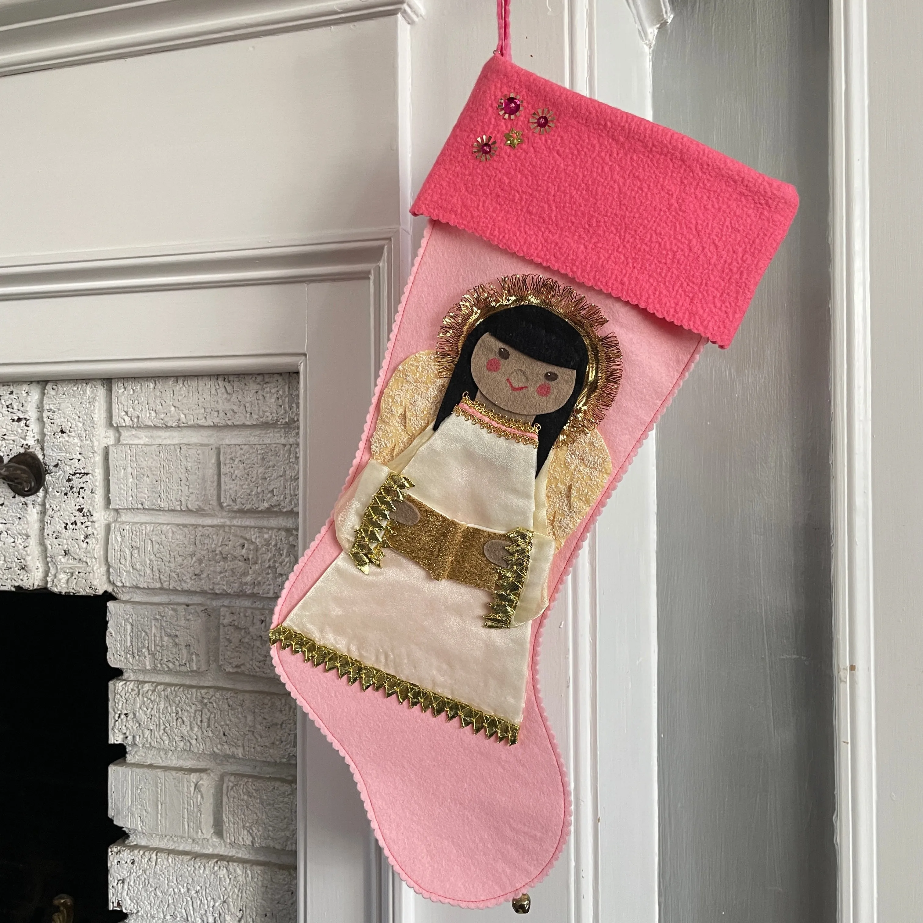 Angel Christmas Stocking