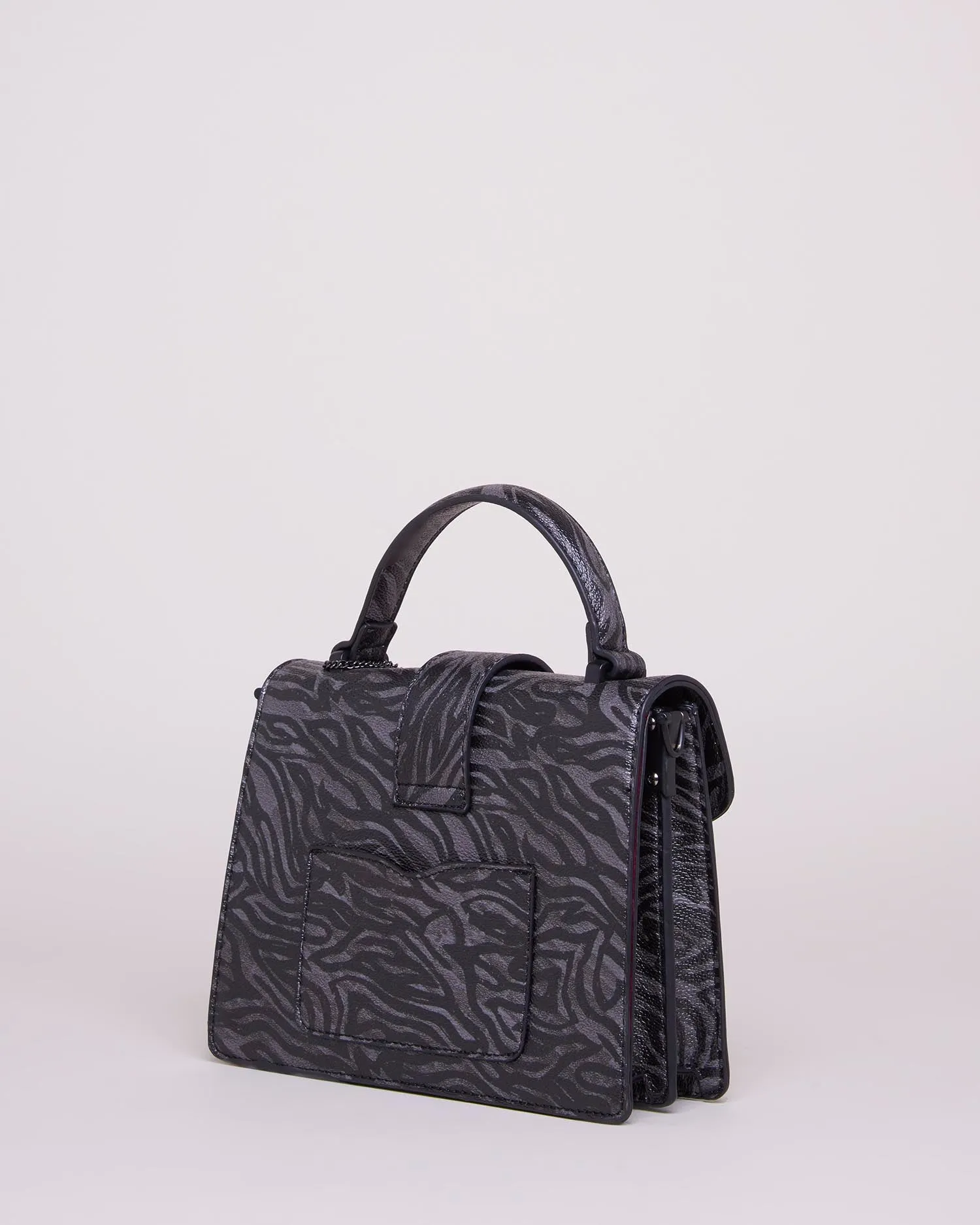 Animal pattern shoulder bag