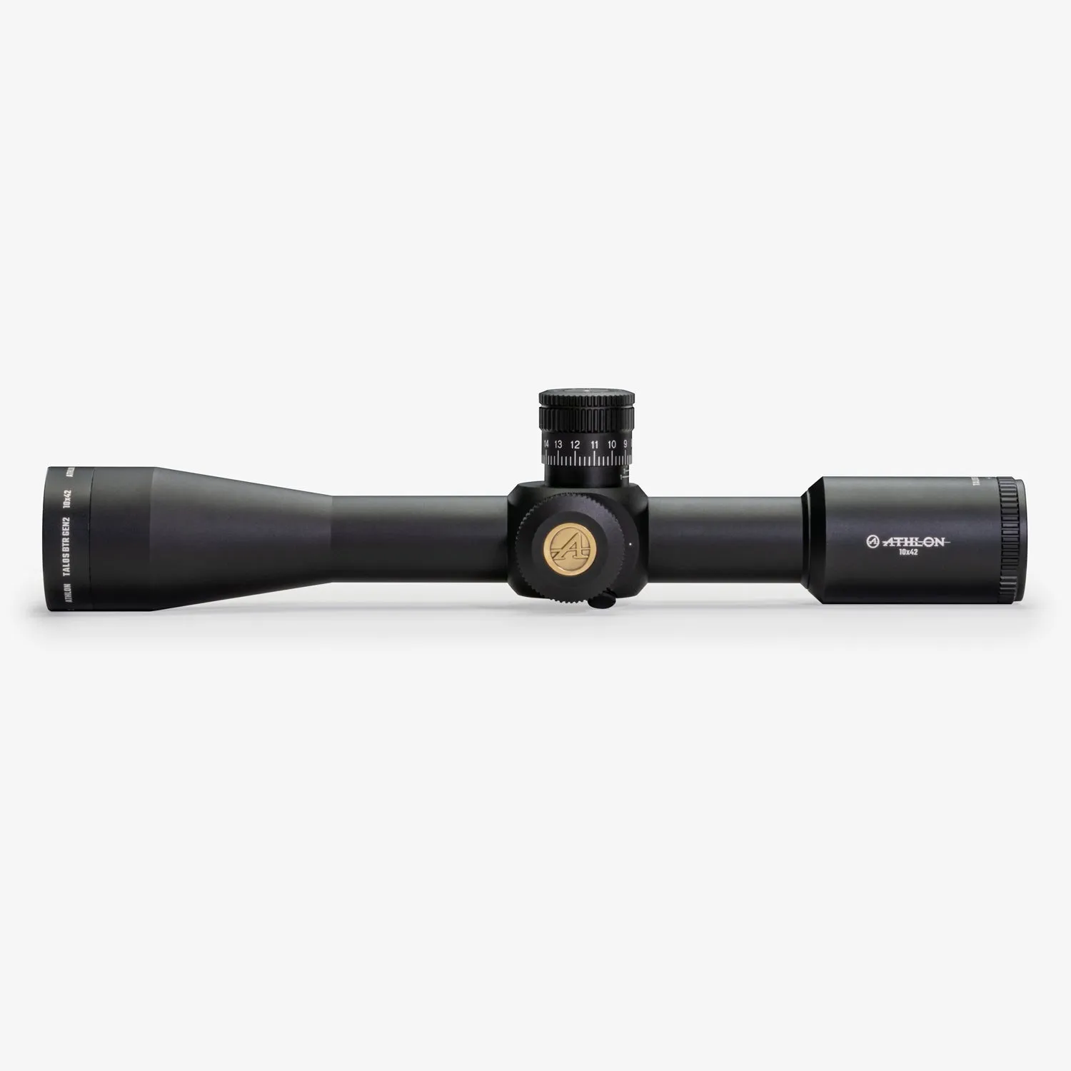 Athlon Optics Talos BTR 10x42 GEN2 Direct Dial,Side Focus 30mm Tube SFP, AAGR1-MOA