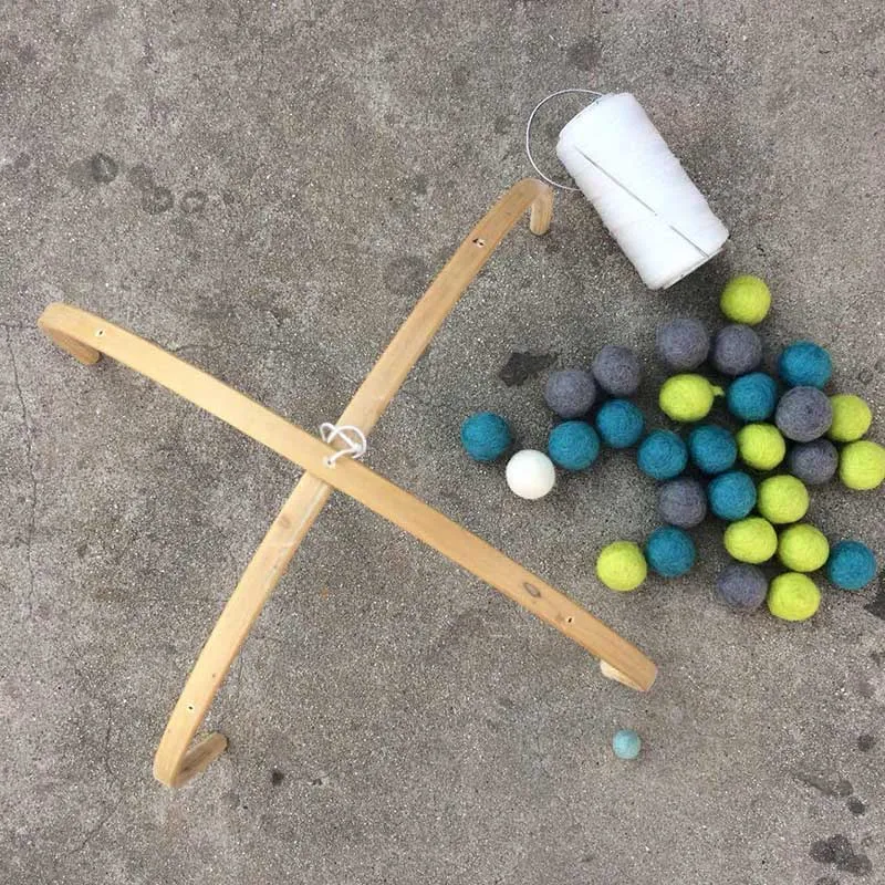Baby Mobile Wooden Frame