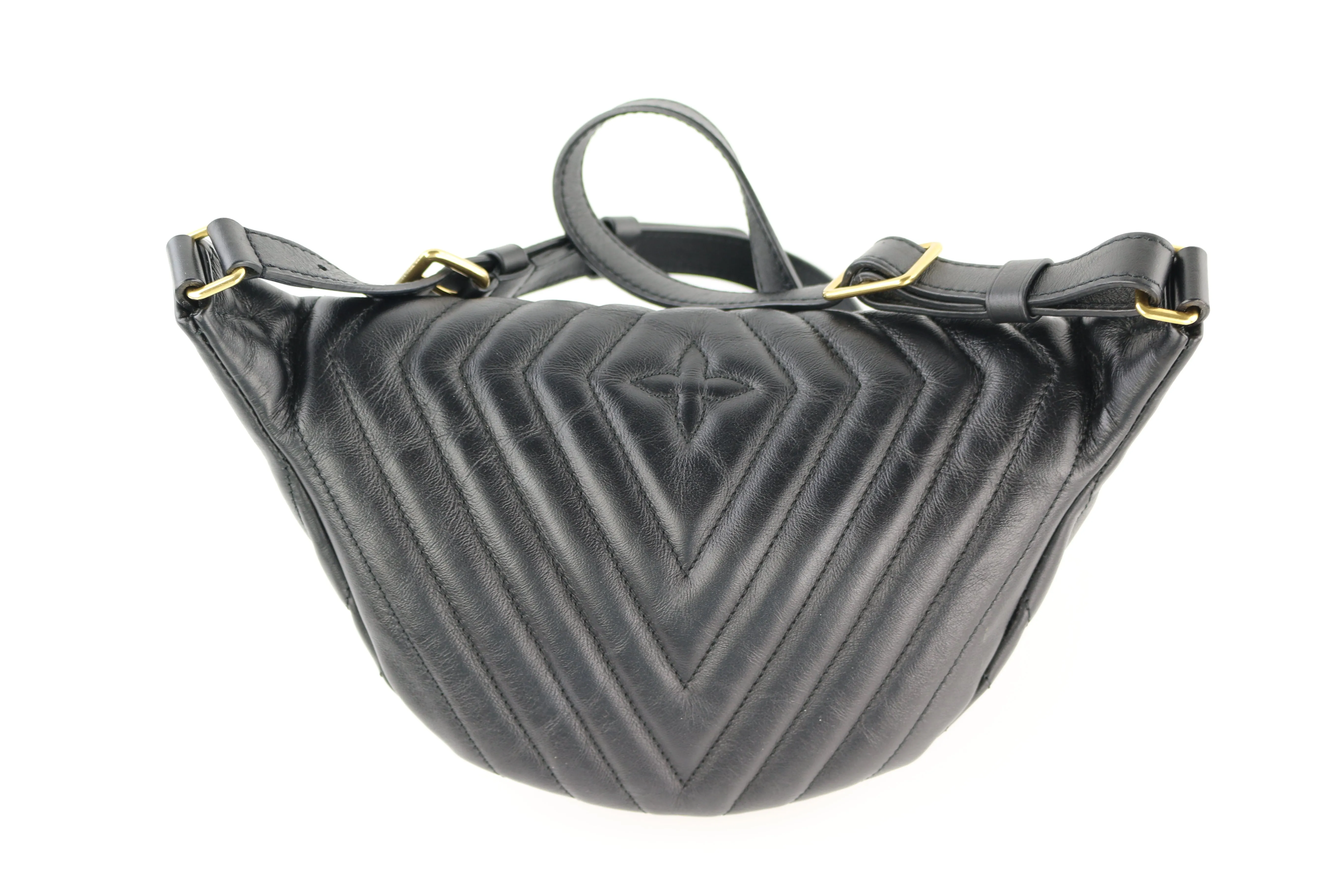 Black New Wave Bum Bag