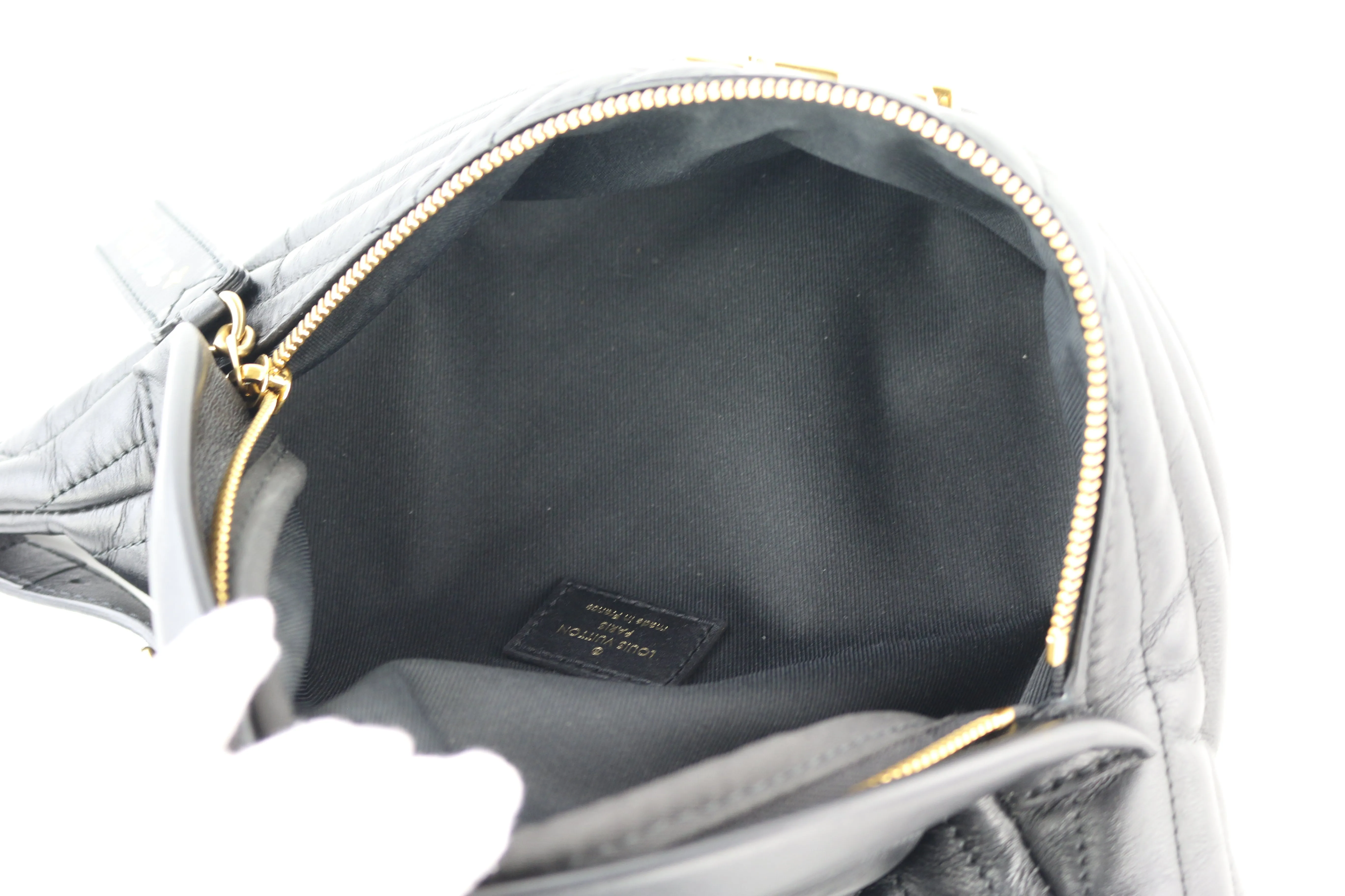 Black New Wave Bum Bag