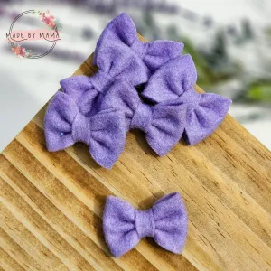 Blissful Lavender Felt Bow