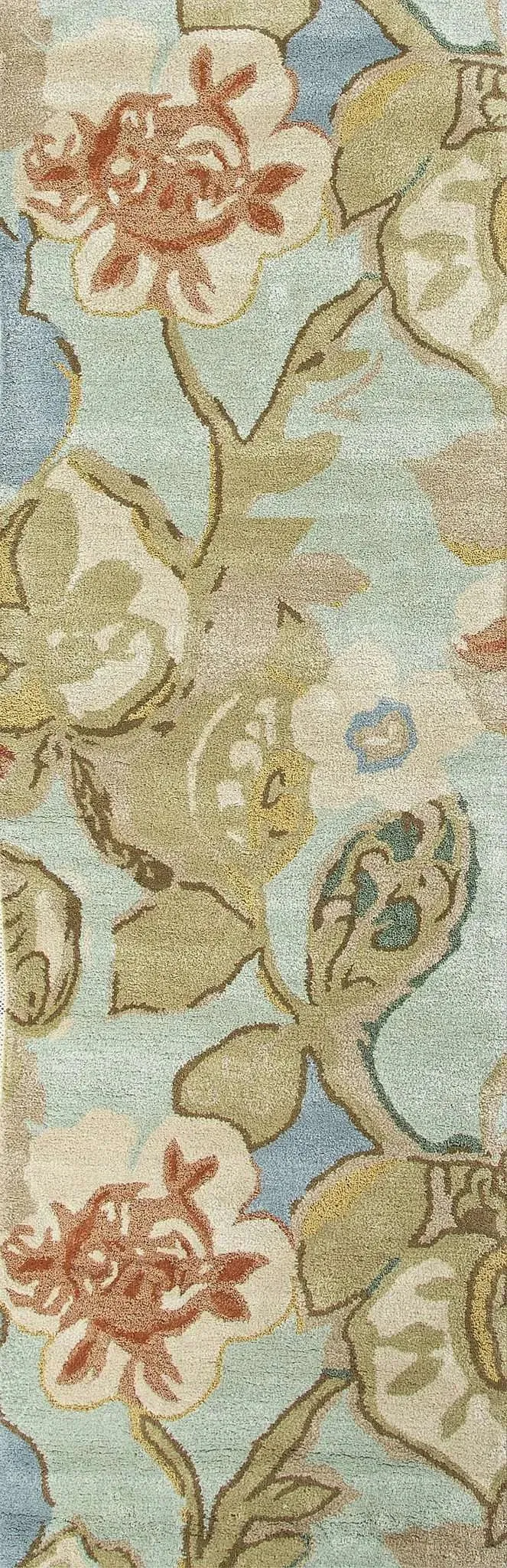 Blue BL71 Pale Green/tan Rug