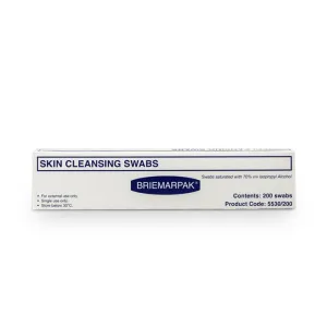 Briemarpak Alcohol Skin Cleansing Swabs 200 pcs