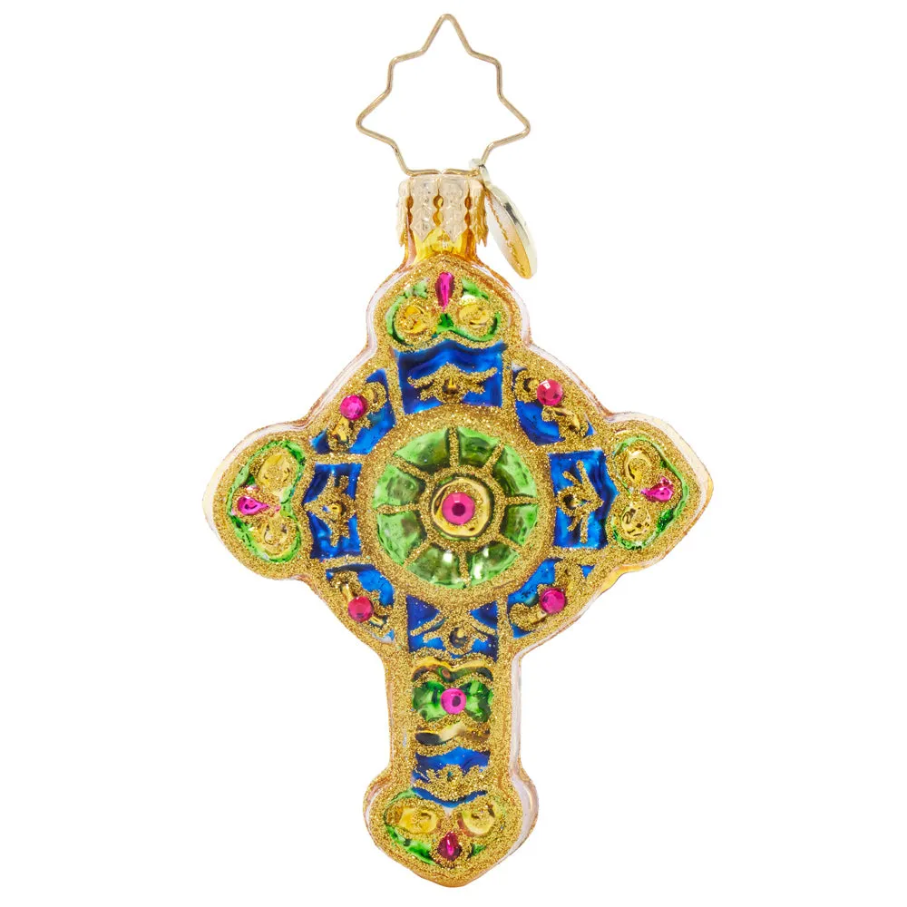 Brilliant Bejeweled Cross Gem