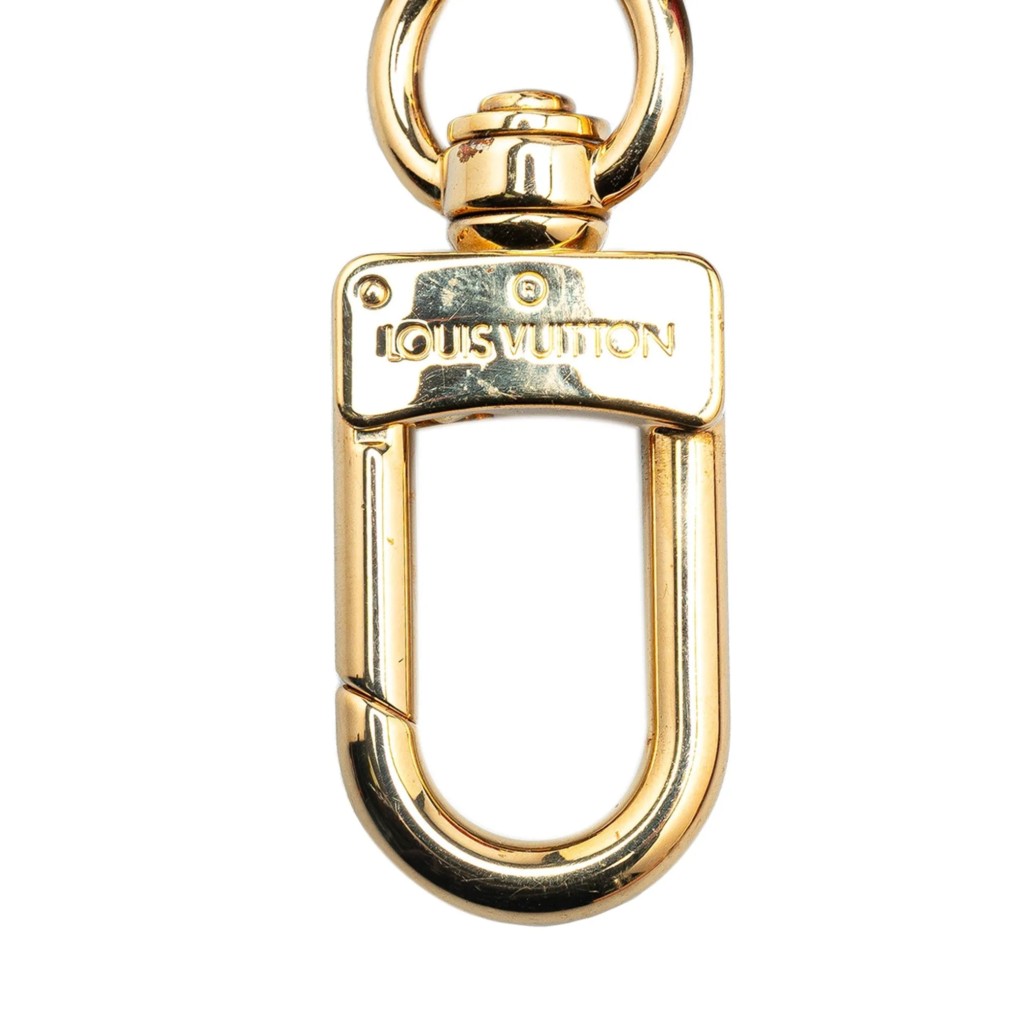 Brown Louis Vuitton Monogram Summer Trunk Tassel Bag Charm Key Holder