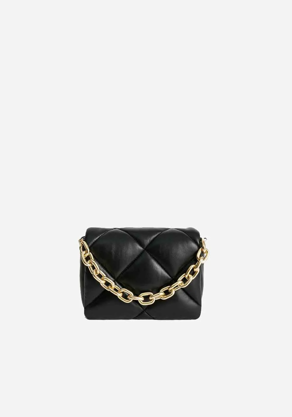 BRYNN CHAIN BAG BLACK/GOLD