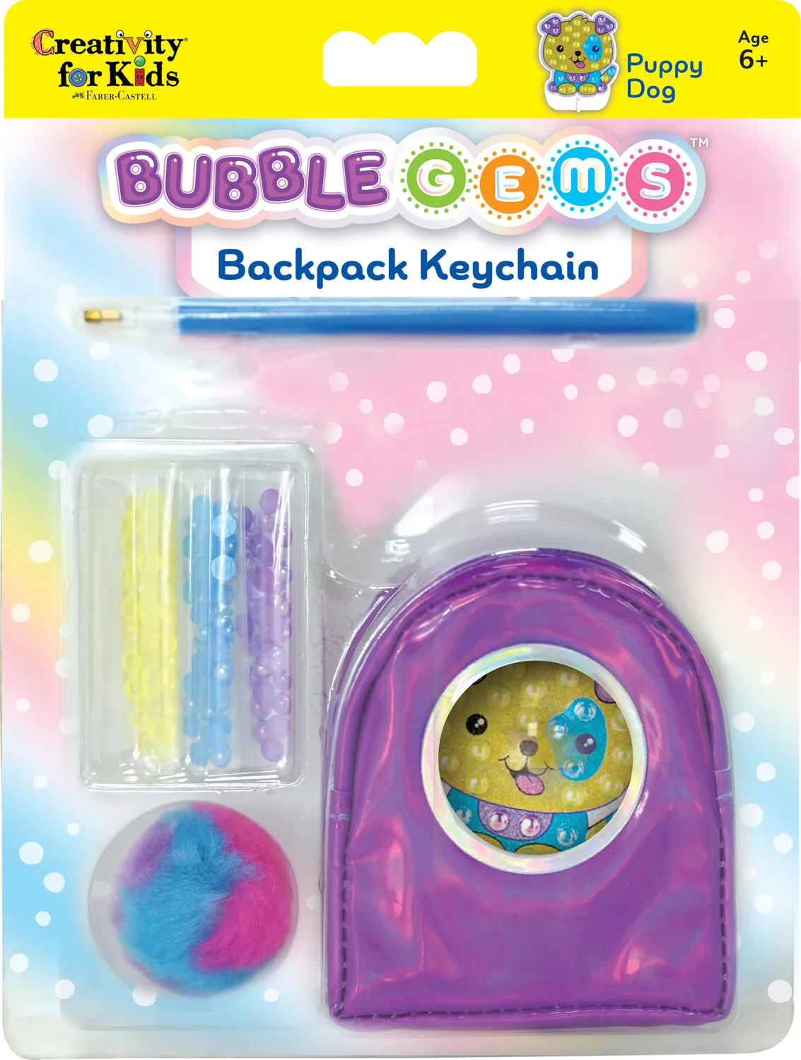 Bubble Gems™ Key Chain Puppy Dog
