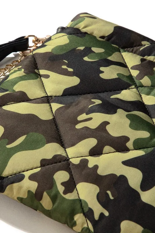 Camouflage Clutch Crossbody Bag