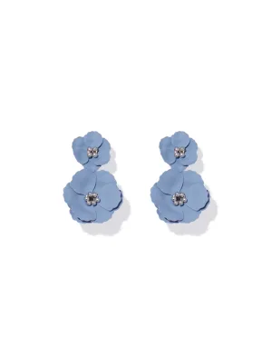 Camy Coated Flower Underear Earrings