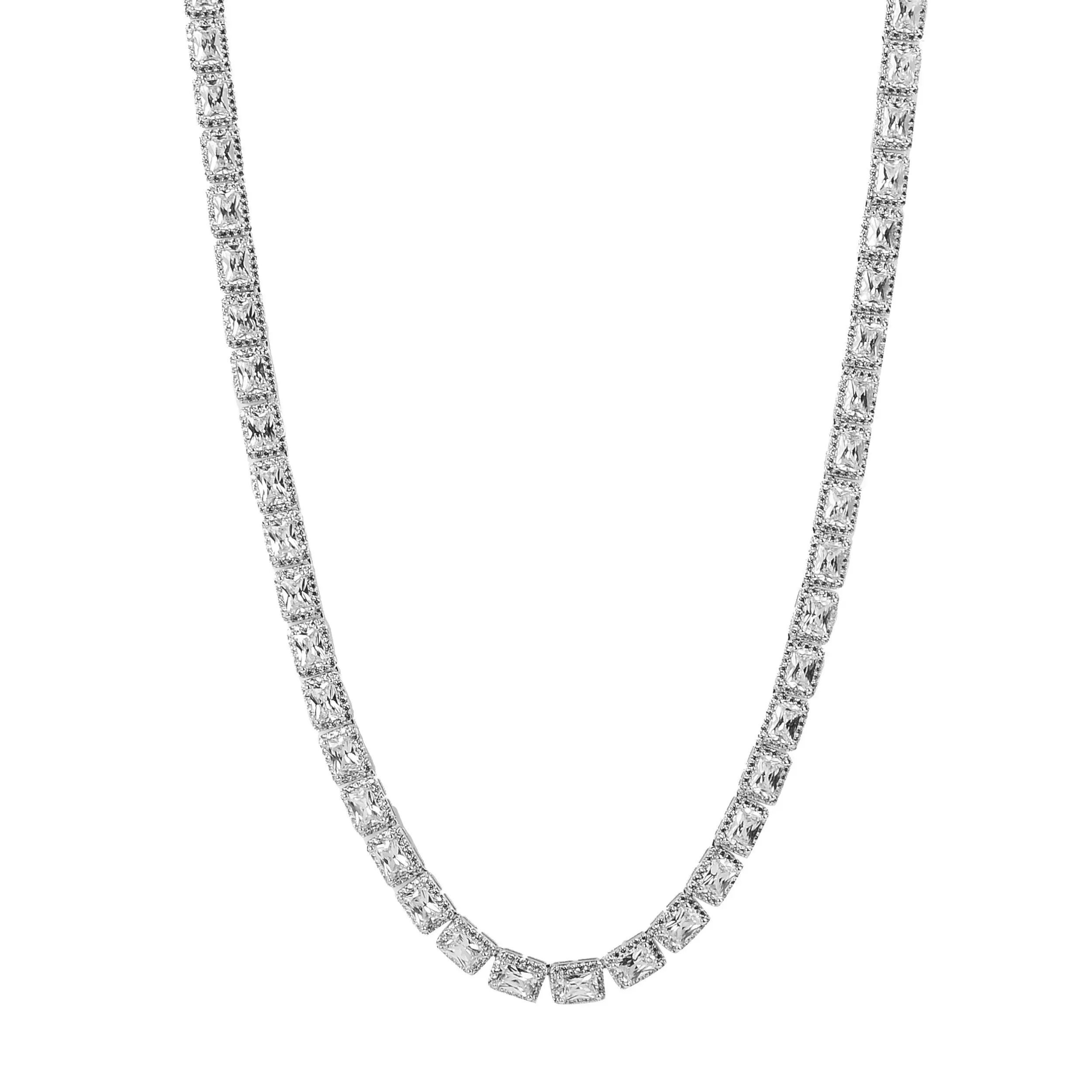 Celestial Charm Square Tennis Chain