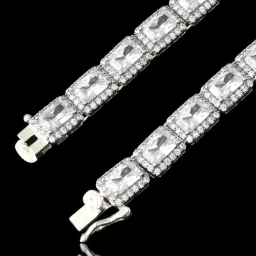 Celestial Charm Square Tennis Chain