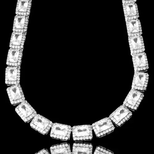 Celestial Charm Square Tennis Chain