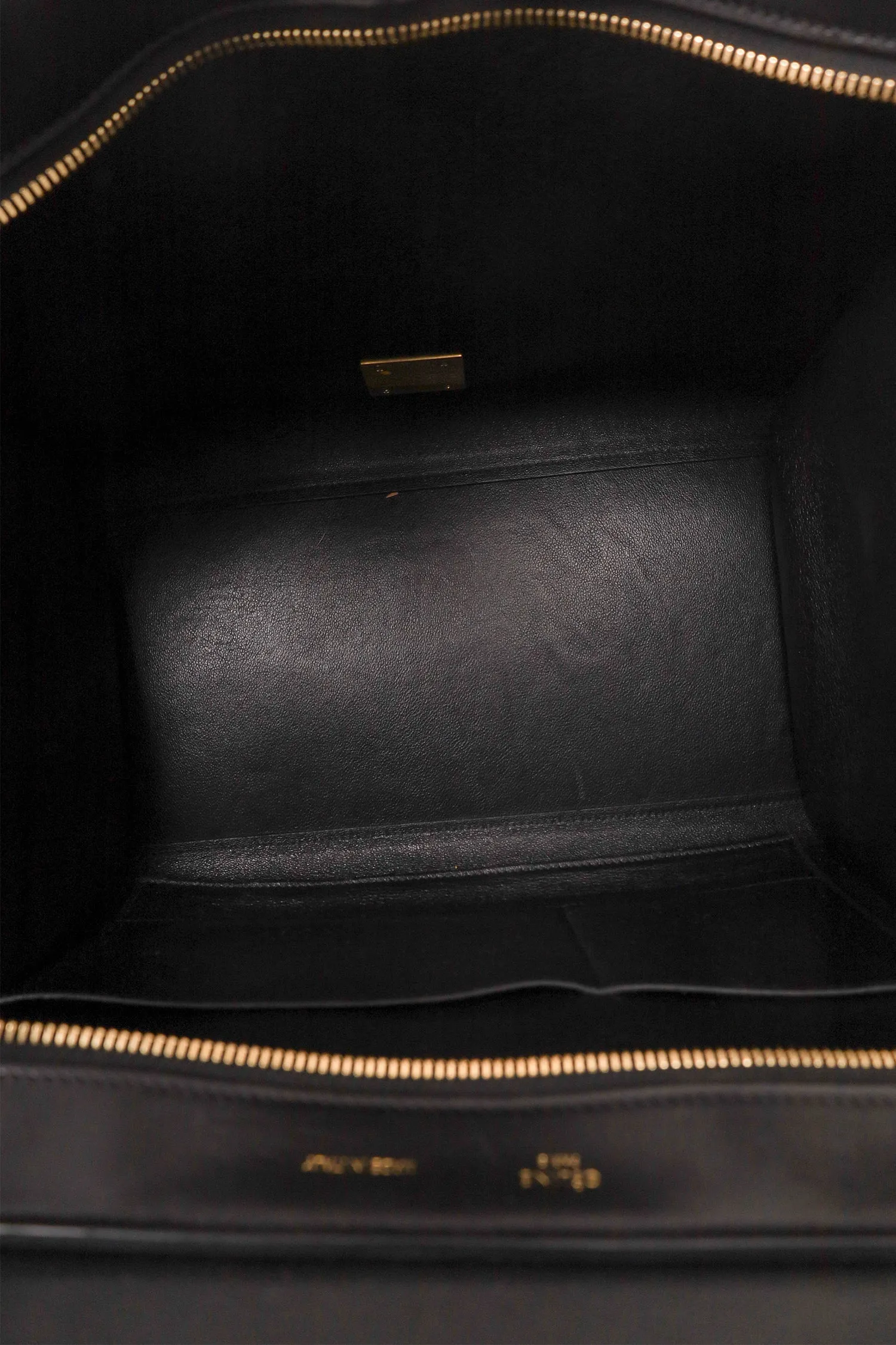 Celine Beige/Black Python/Leather Medium Trapeze Bag with Strap
