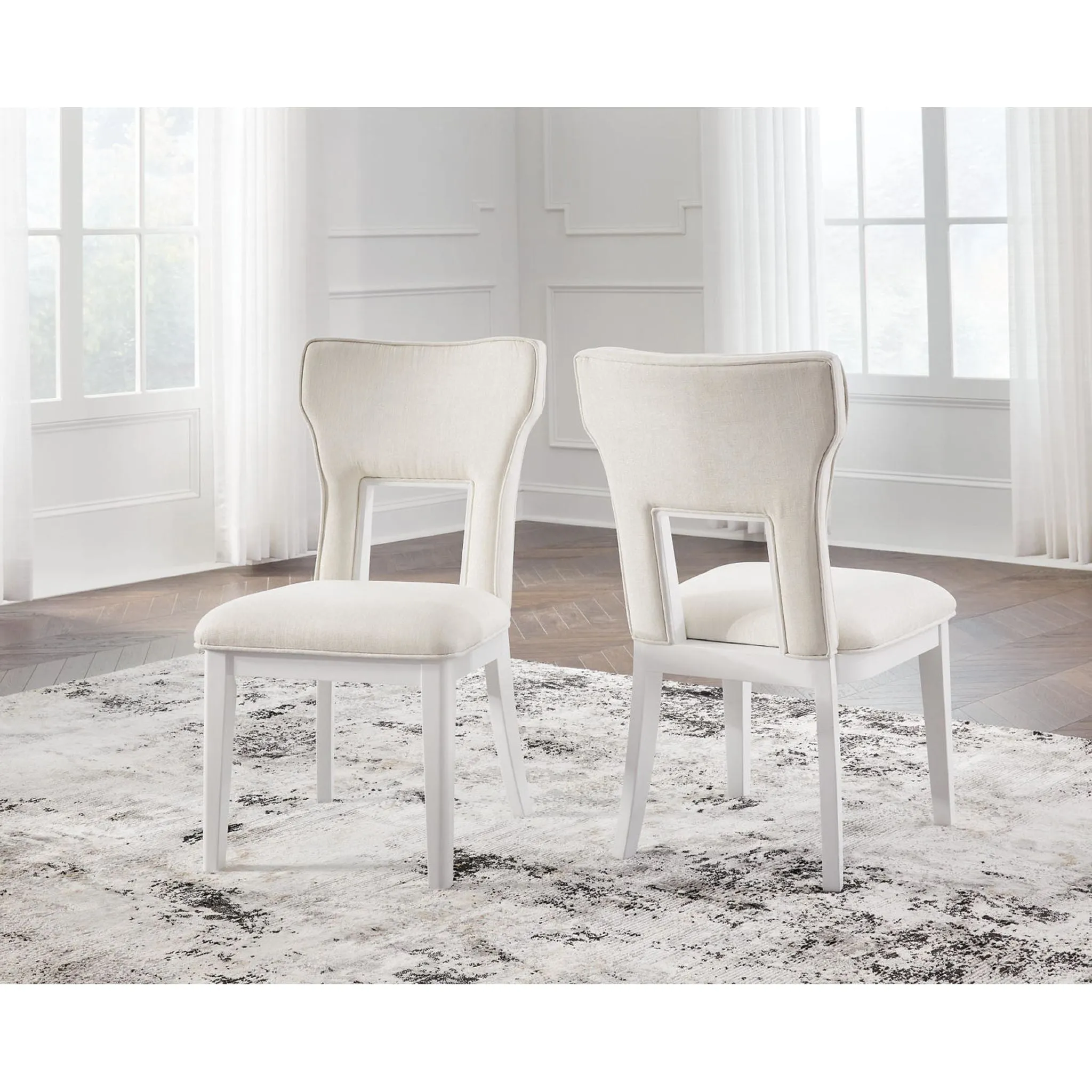 Chalanna Dining Chair - White - (D822-01)