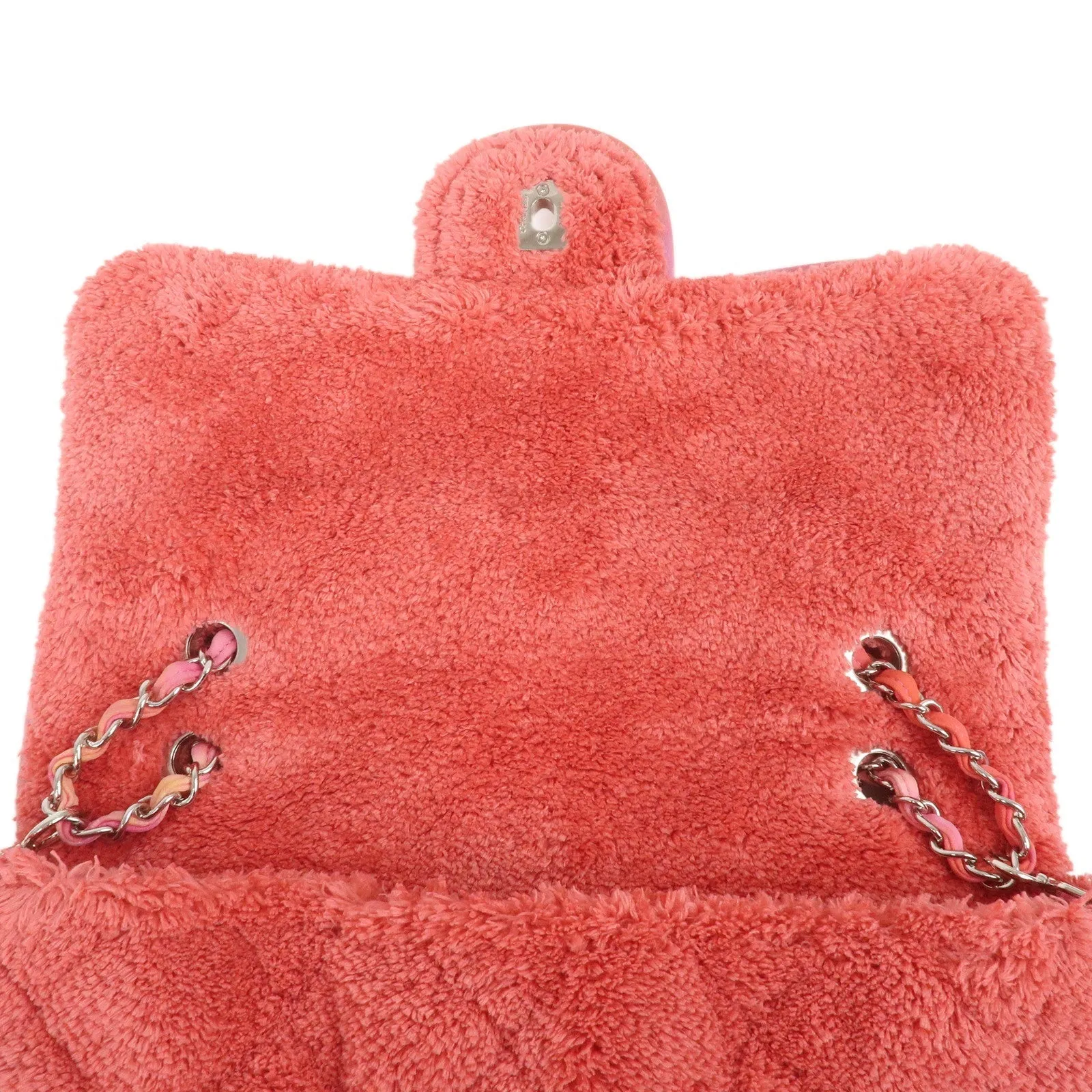 CHANEL Matelasse Pile Big Matelasse Chain Shoulder Bag Pink