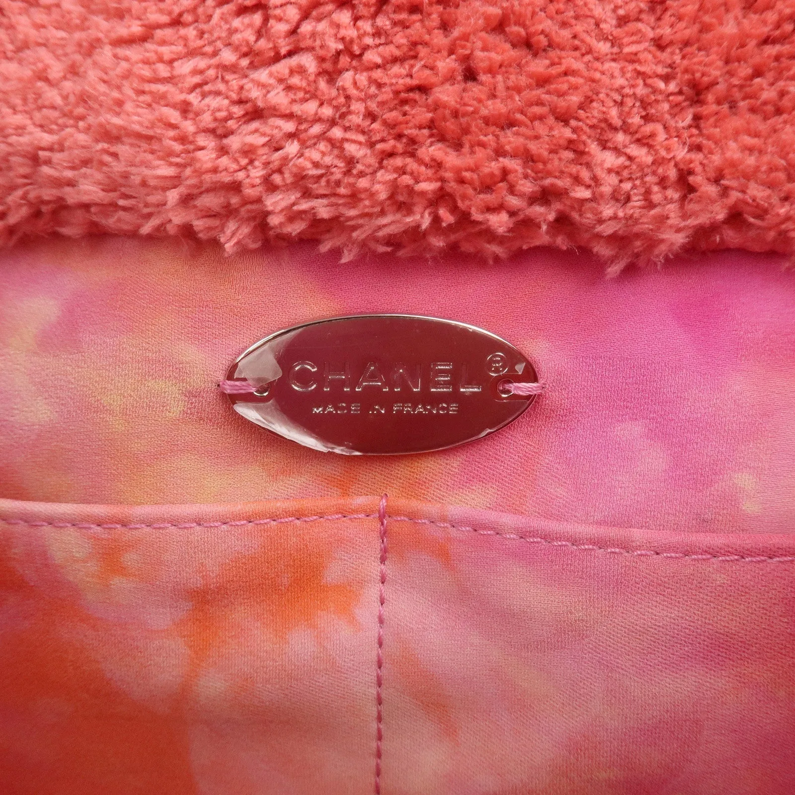 CHANEL Matelasse Pile Big Matelasse Chain Shoulder Bag Pink