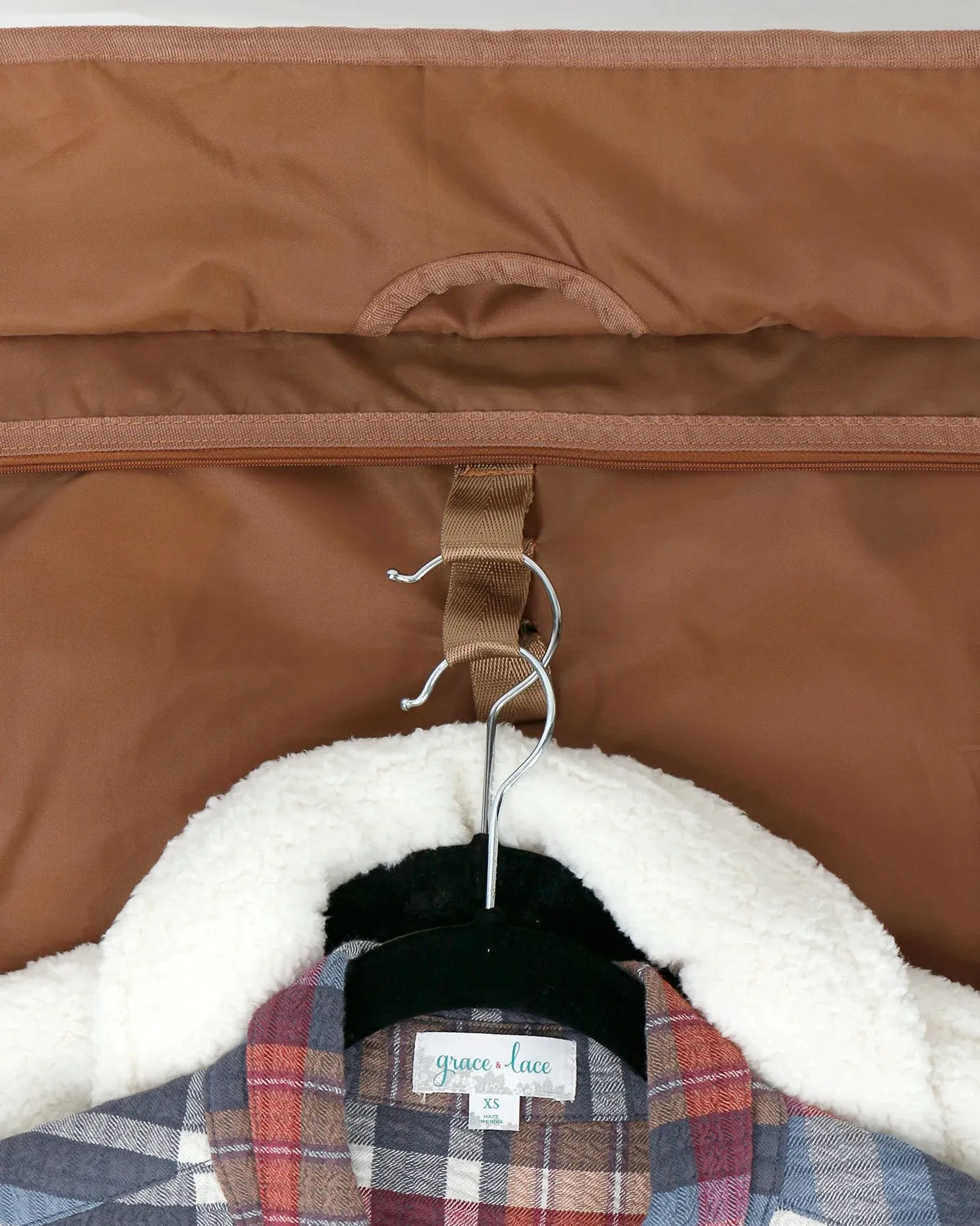 Cognac Duffle Garment Bag