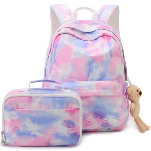 Colored Graffiti Backpack Elementary Large Size School Bookbag