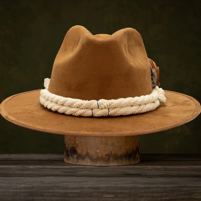 Country Whisper Felt Fedora In Camel