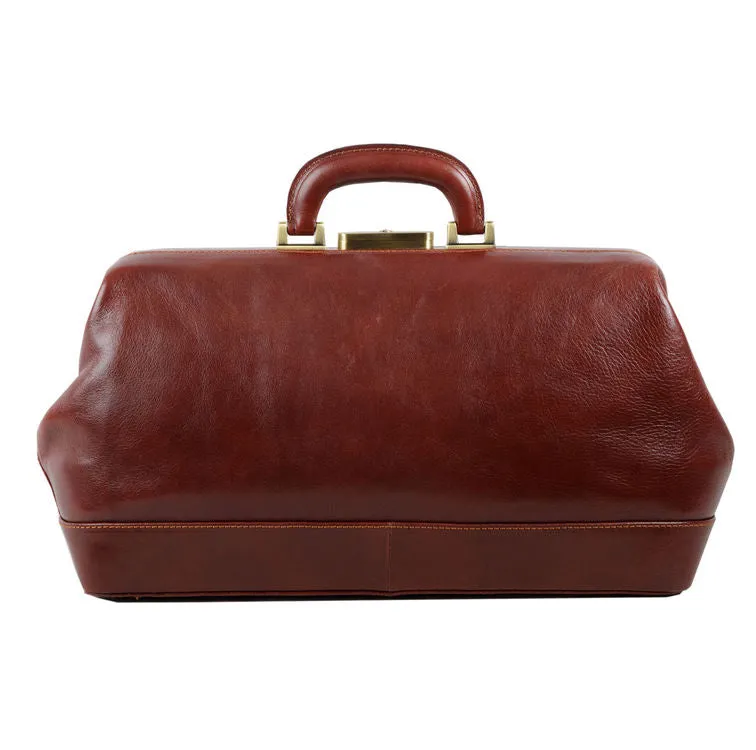 Delamore Brown Leather Doctor Bag