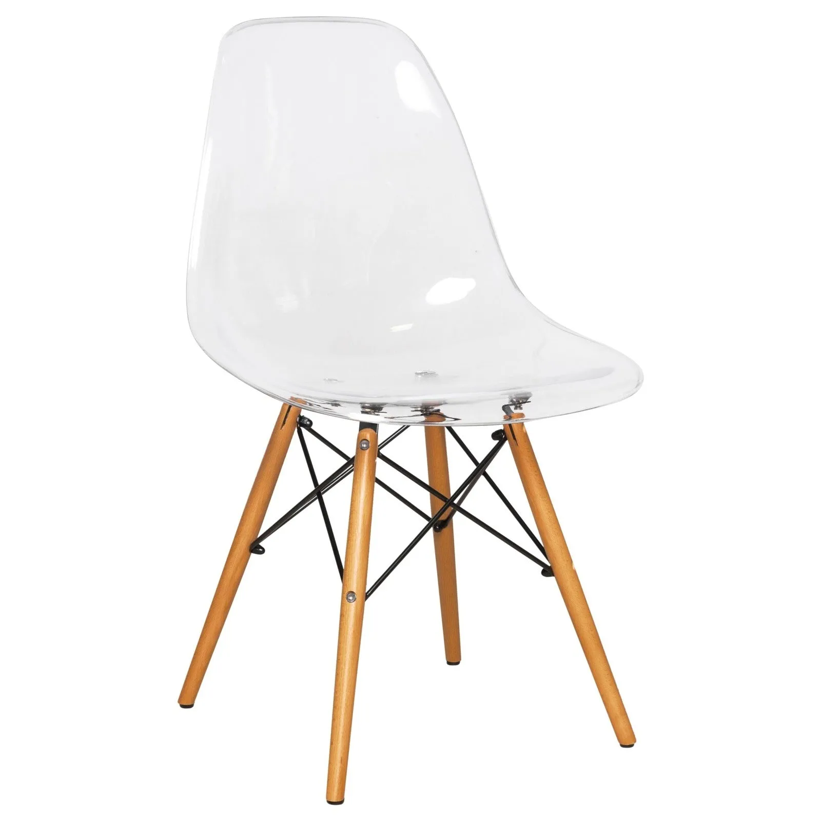 Dover Modern Dining Chair  Molded Side Chair Set of 4
