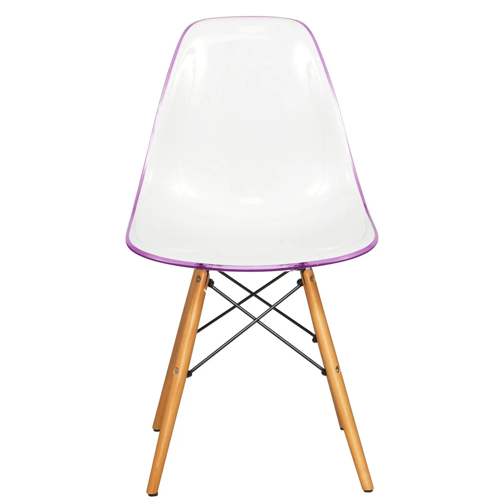 Dover Modern Dining Chair  Molded Side Chair Set of 4