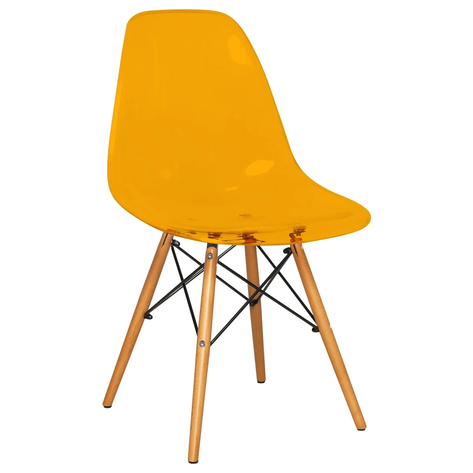 Dover Modern Dining Chair  Molded Side Chair Set of 4