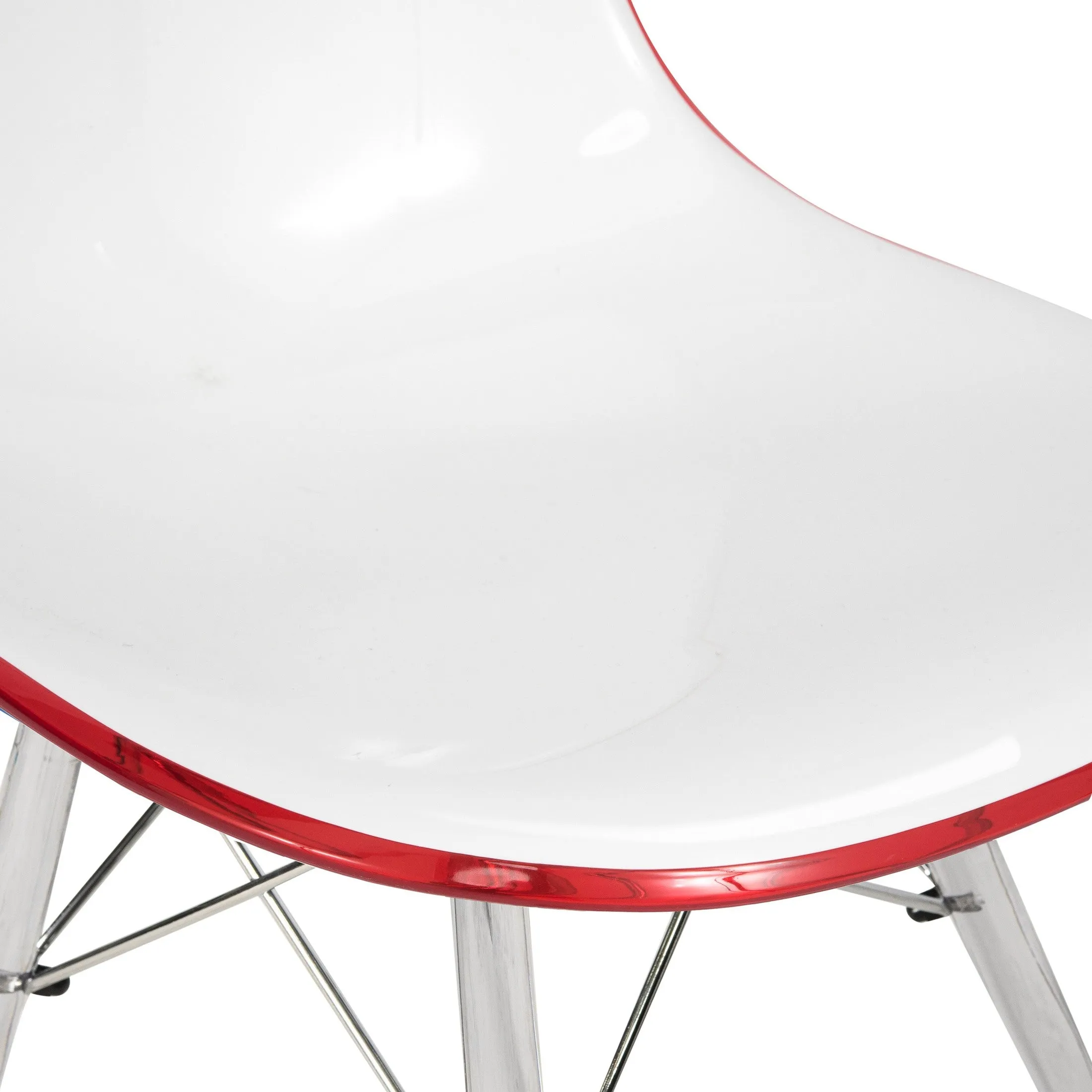 Dover Modern Dining Chair  Molded Side Chair Set of 4