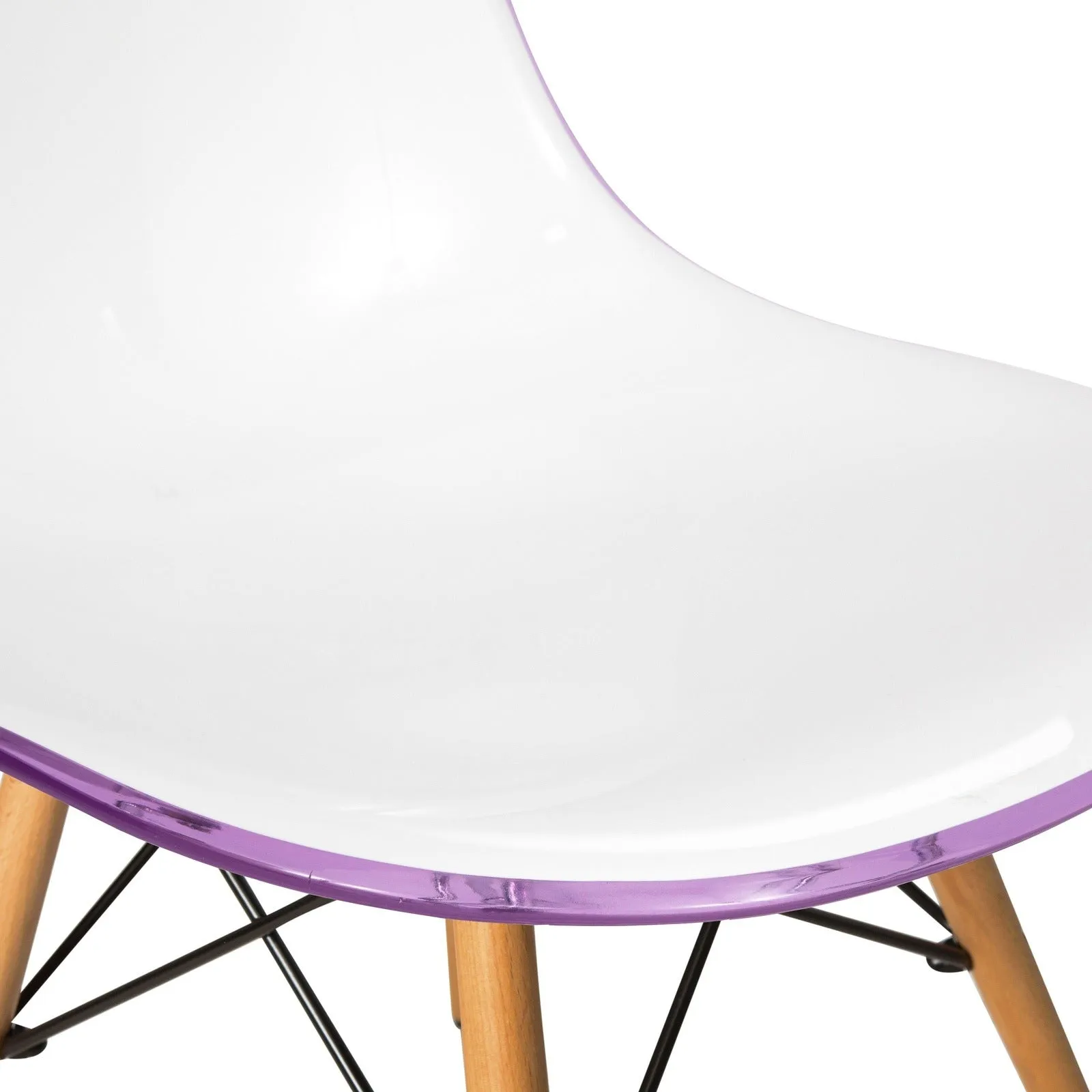 Dover Modern Dining Chair  Molded Side Chair Set of 4
