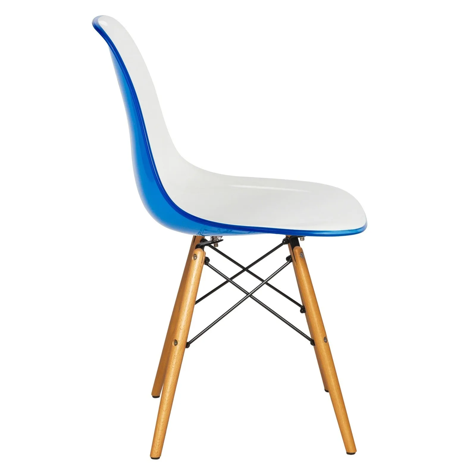 Dover Modern Dining Chair  Molded Side Chair Set of 4