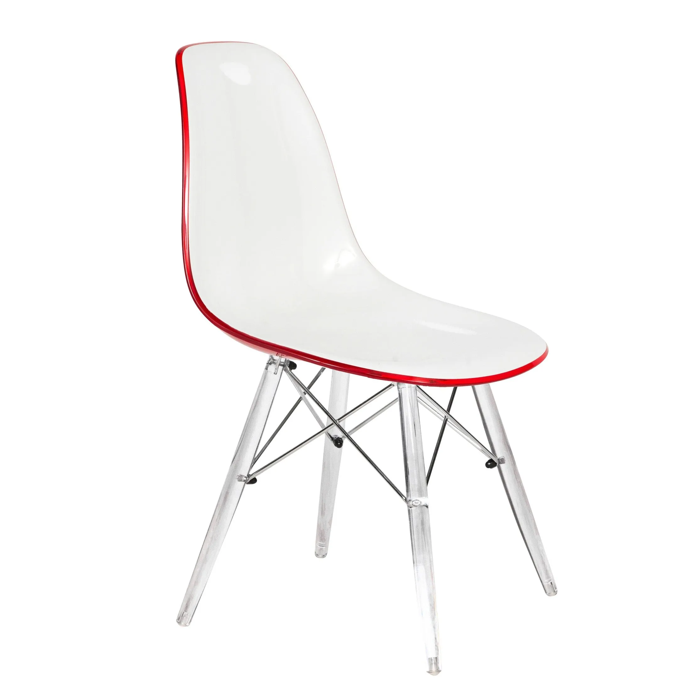 Dover Modern Dining Chair  Molded Side Chair Set of 4