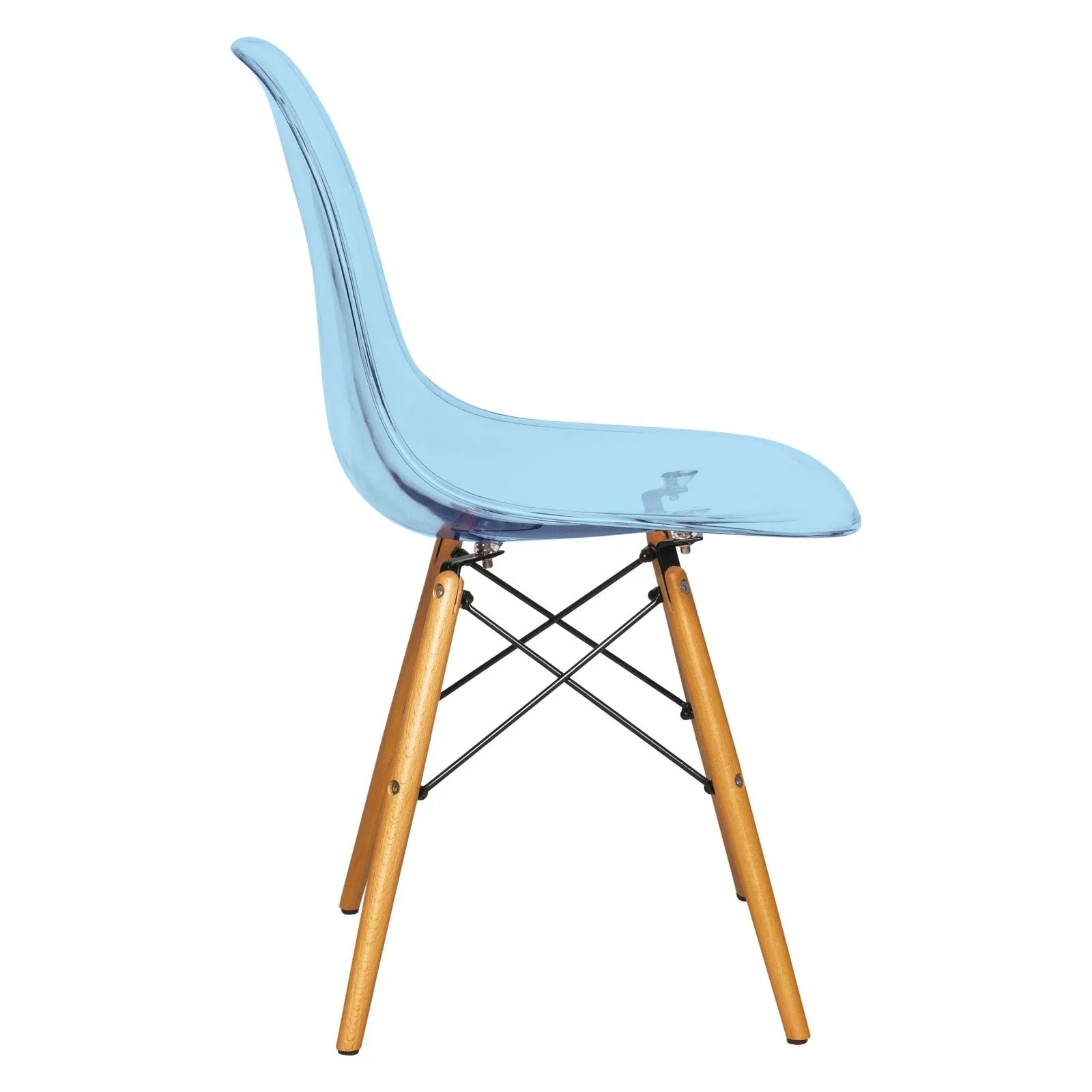 Dover Modern Dining Chair  Molded Side Chair Set of 4