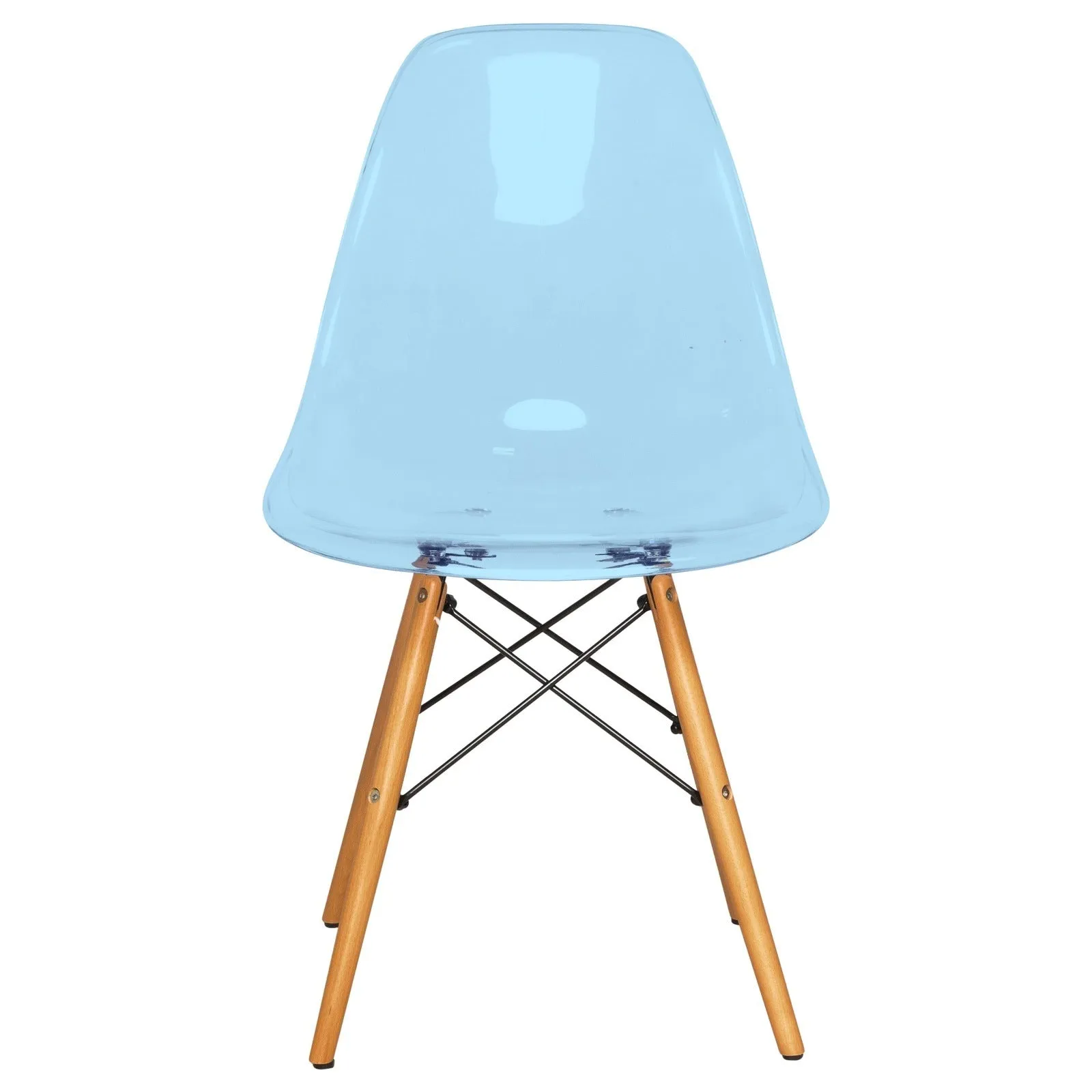 Dover Modern Dining Chair  Molded Side Chair Set of 4