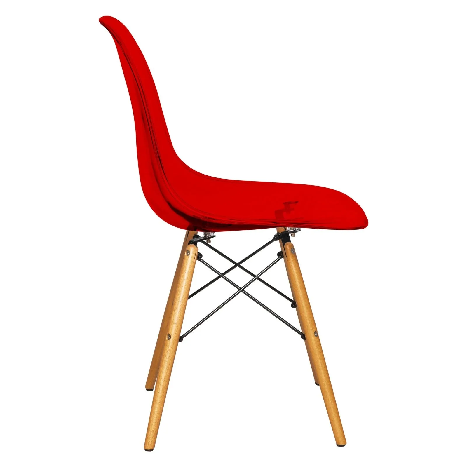 Dover Modern Dining Chair  Molded Side Chair Set of 4
