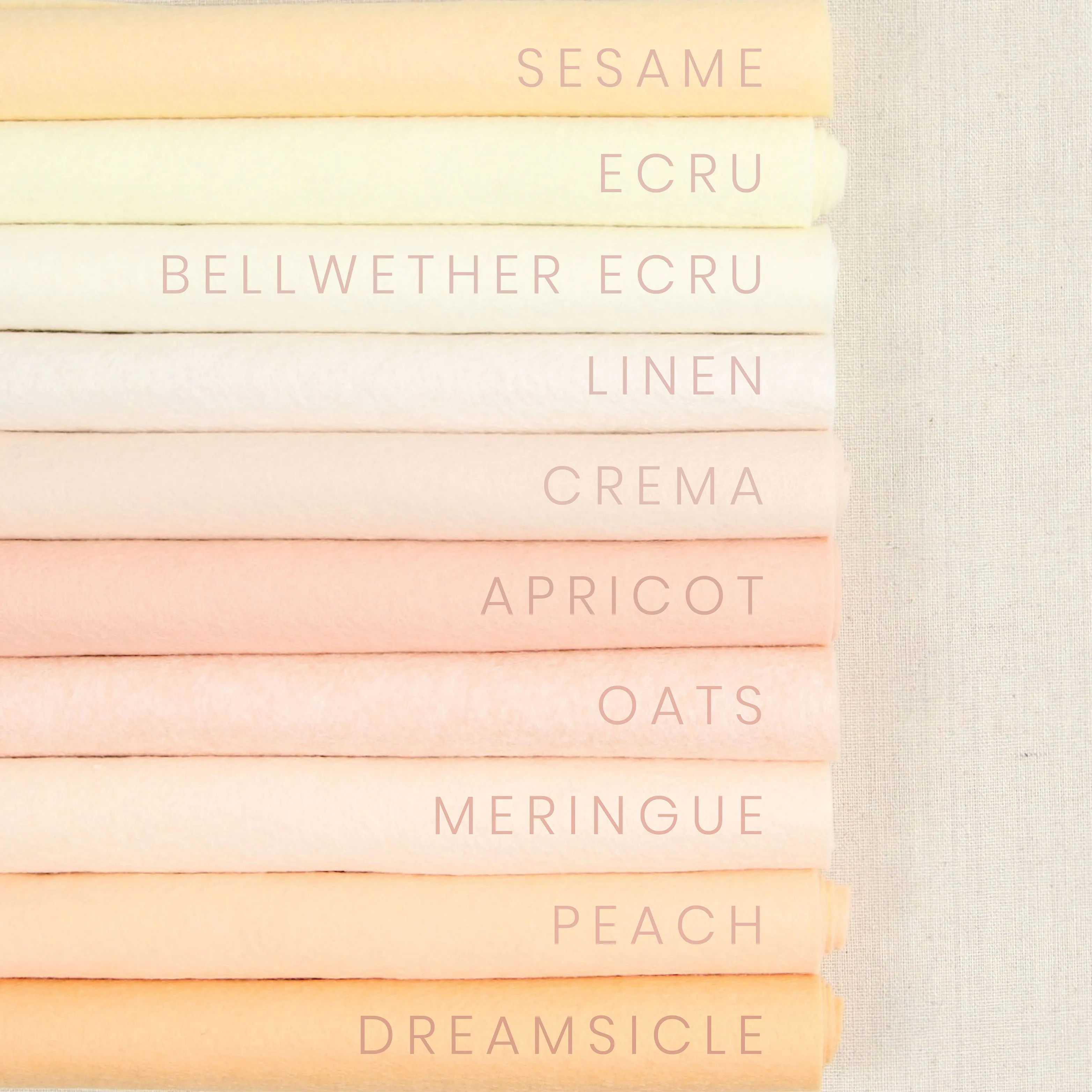 Dreamsicle Pure Wool Felt