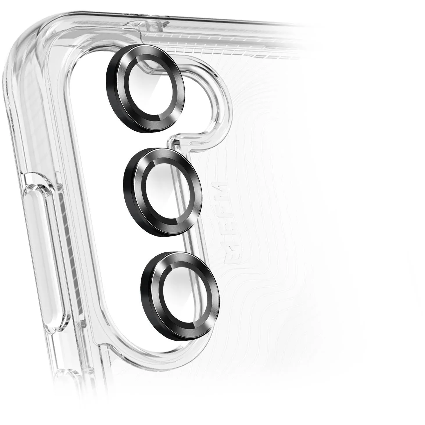 EFM Camera Lens Screen Armour for Galaxy S23/S23  (Carbon)