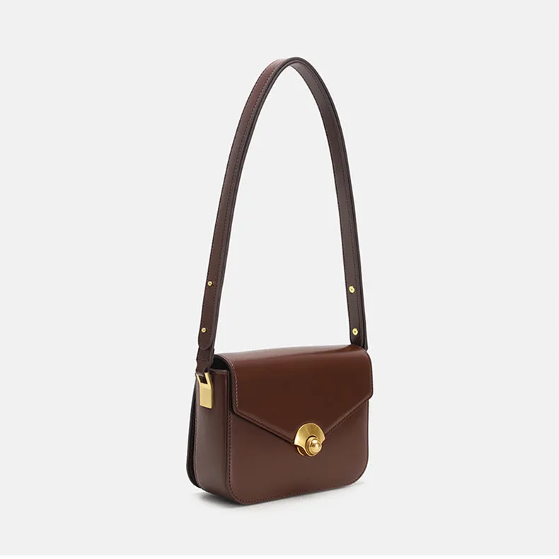 Elegant Women's Satchel Shoulder Bag Leather Crossbody For Women