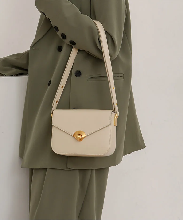 Elegant Women's Satchel Shoulder Bag Leather Crossbody For Women