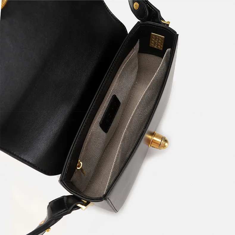 Elegant Women's Satchel Shoulder Bag Leather Crossbody For Women