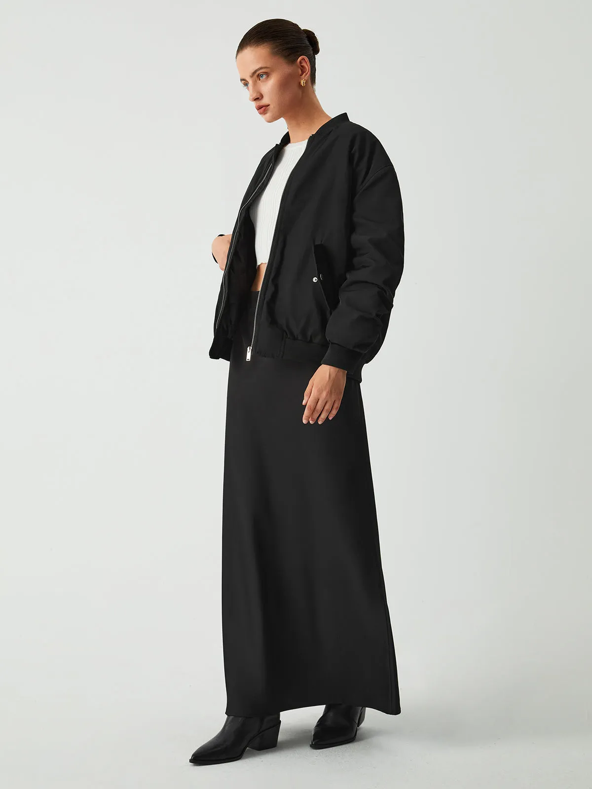 Eyes On Graceful Me Bomber Jacket