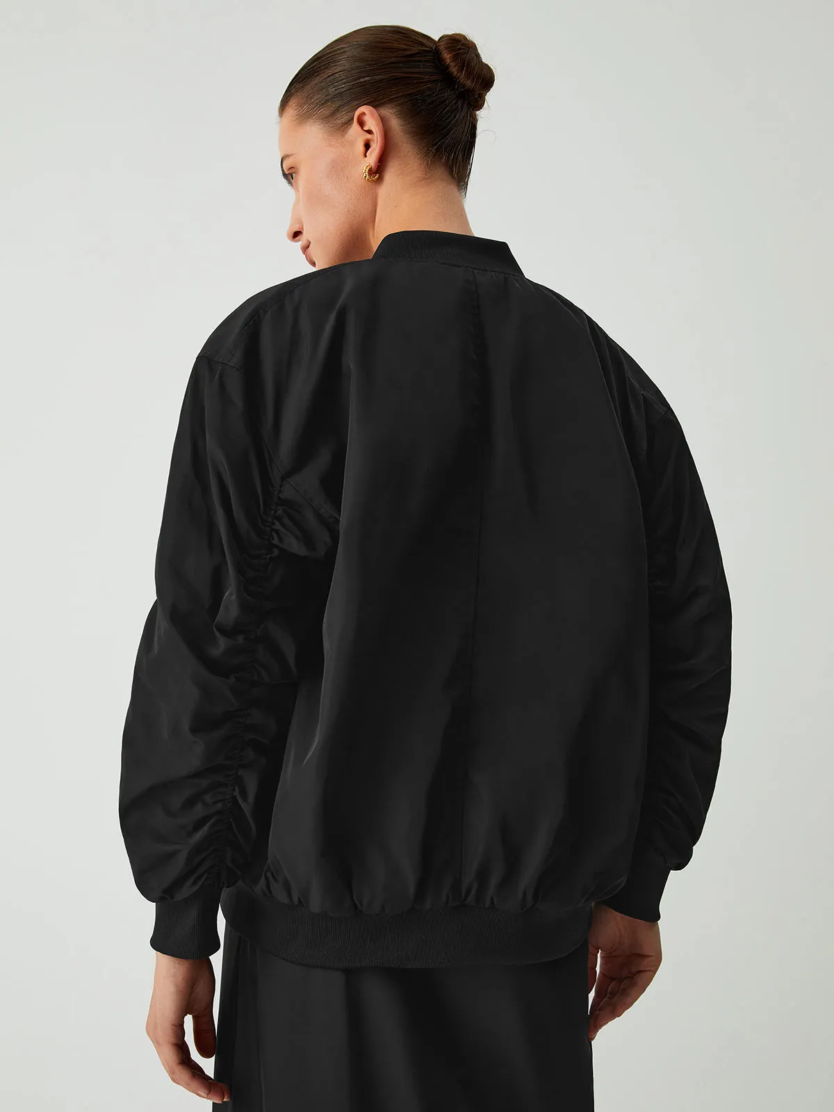 Eyes On Graceful Me Bomber Jacket