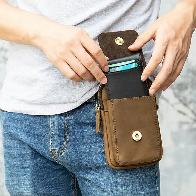 Fashion Hook Durable Cigarette Case Phone Waist Bags
