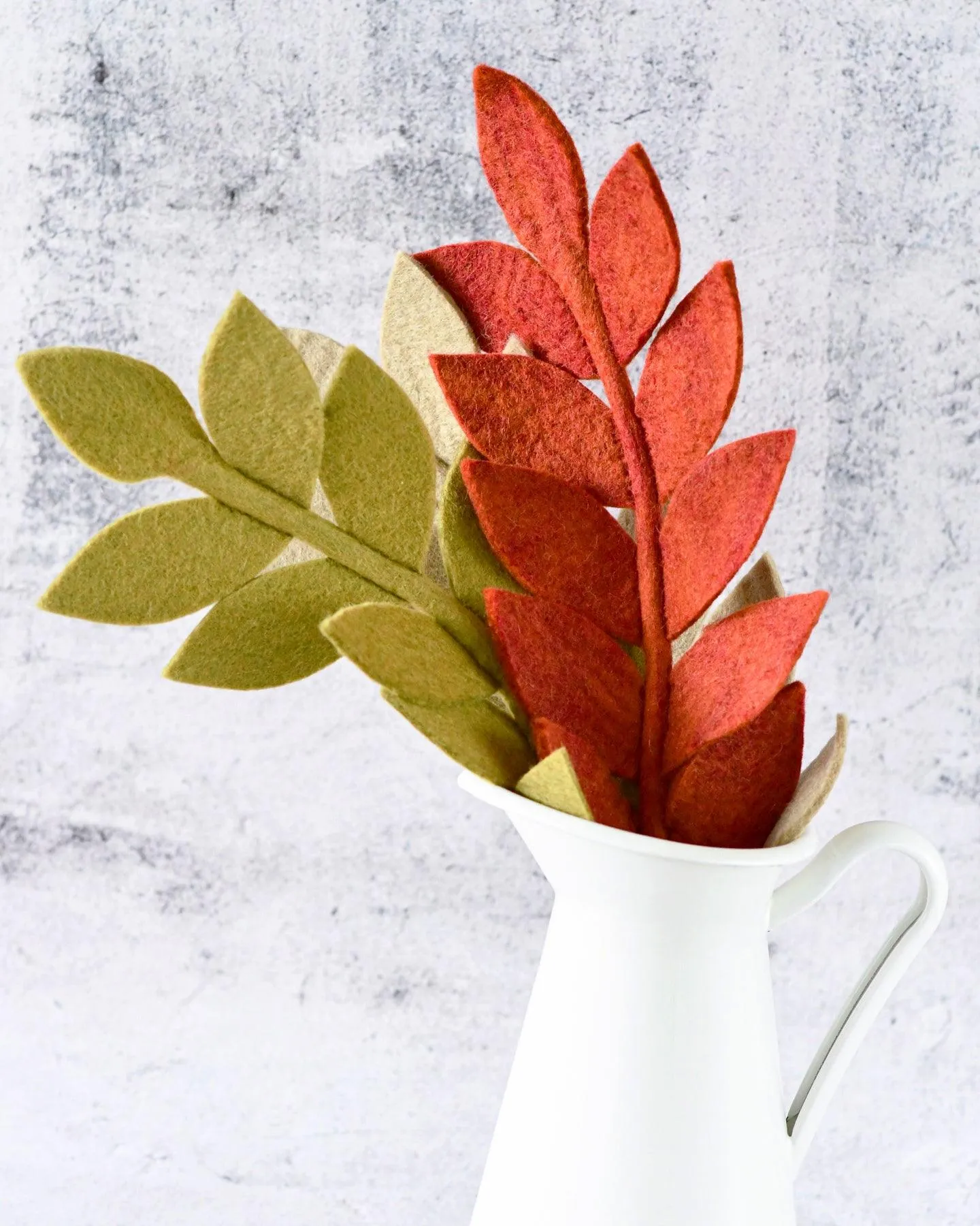 Felt Ash Leaf - Beige